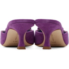 Manolo Blahnik Purple Maysale Heels