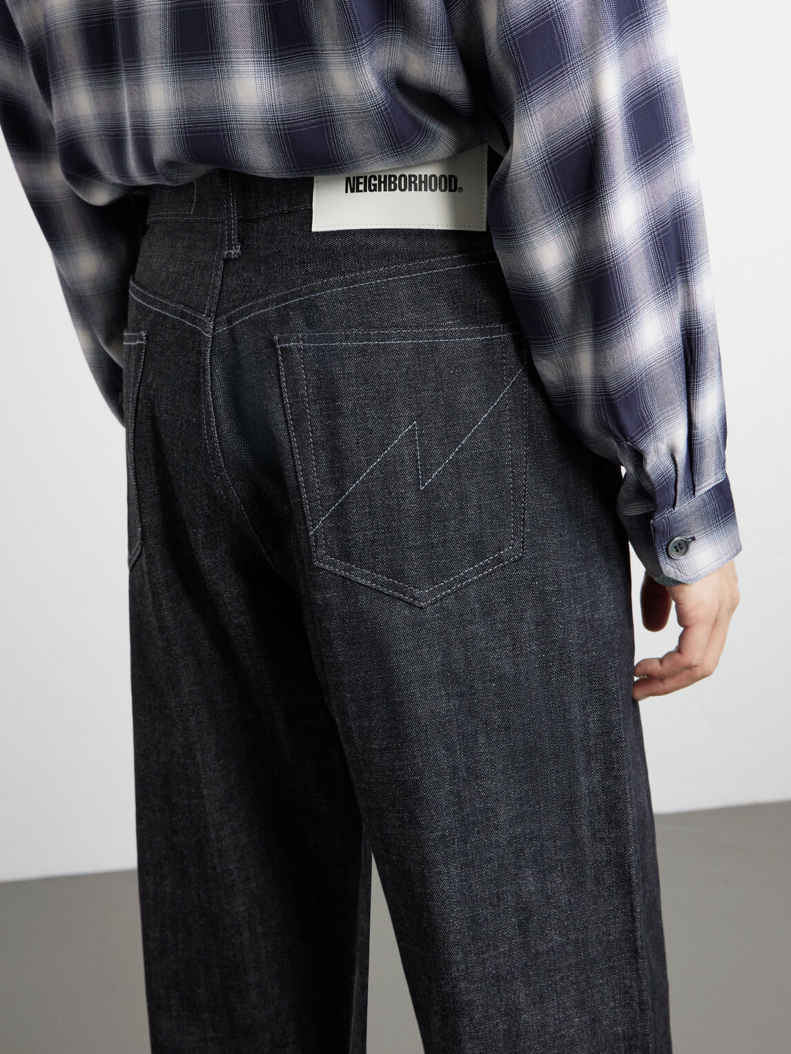 Neighborhood - 261 DP Wide-Leg Jeans - Black