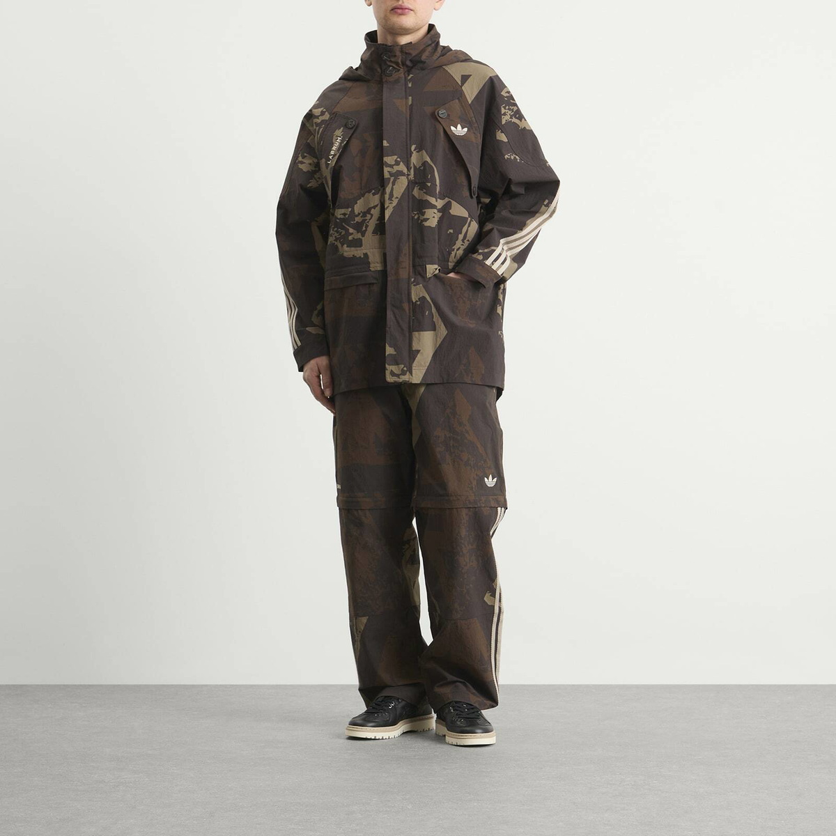 END. x Adidas x Labrum Jacket in Night Brown