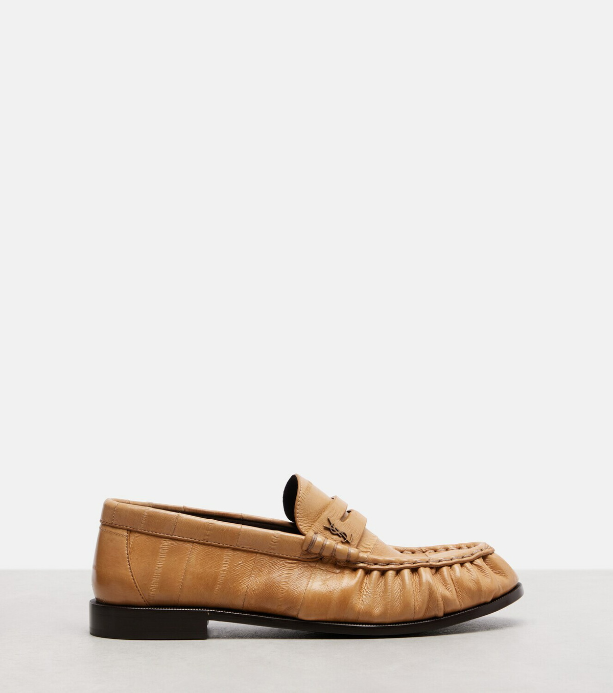 Saint Laurent Leather penny loafers