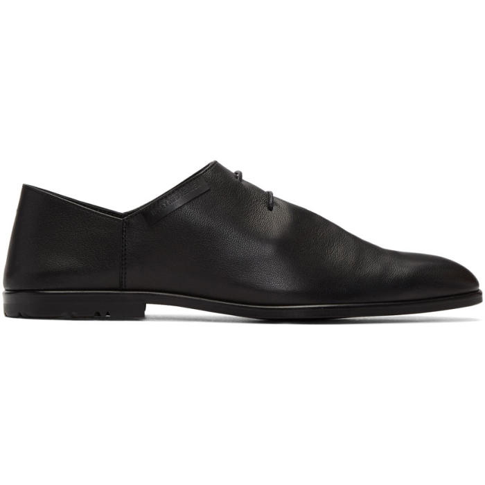 Photo: Issey Miyake Men Black Wrinkle Derbys