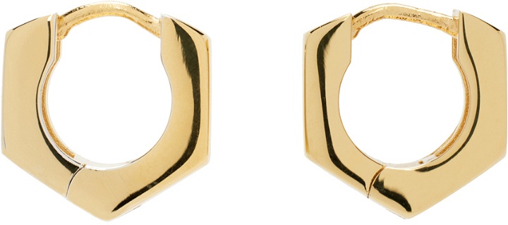 Photo: Maison Margiela Gold Bolt & Nut Earrings