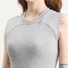 Peachy Den Women's Joni Skort Dress in Grey Marl