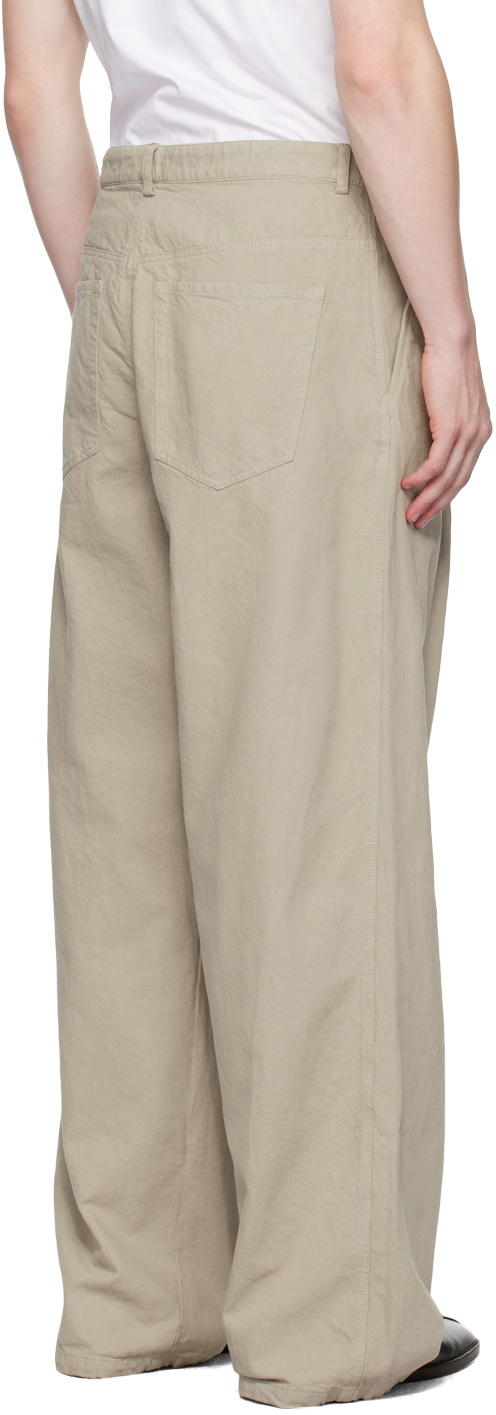 Mark Kenly Domino Tan Studio Taupe Per Trousers