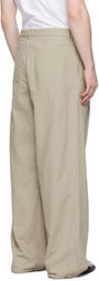 Mark Kenly Domino Tan Studio Taupe Per Trousers