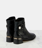 Jimmy Choo Noor 45 leather ankle boots