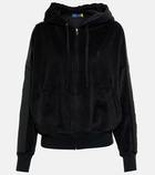 Polo Ralph Lauren - Velvet jersey zipped hoodie