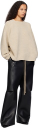 Fear of God Beige Ottoman Straight Neck Sweater