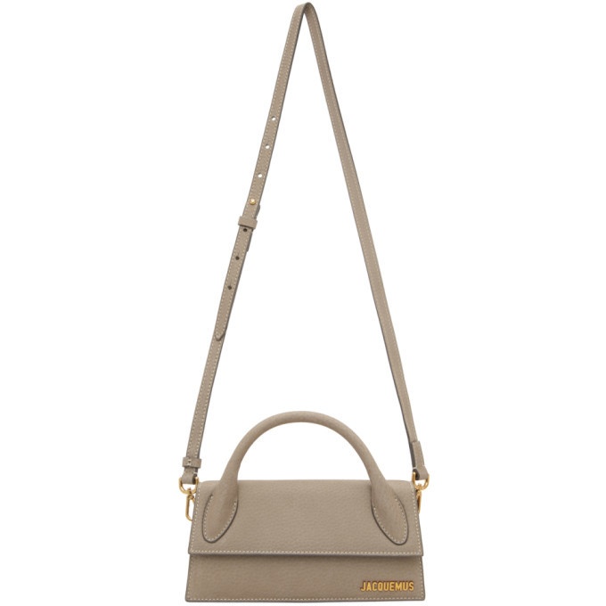 JACQUEMUS Le Chiquito Long Bag in Grey