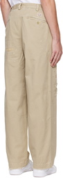 Polo Ralph Lauren Beige Burroughs Distressed Trousers