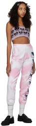 Ashley Williams Pink Tie-Dye Rat Lounge Pants