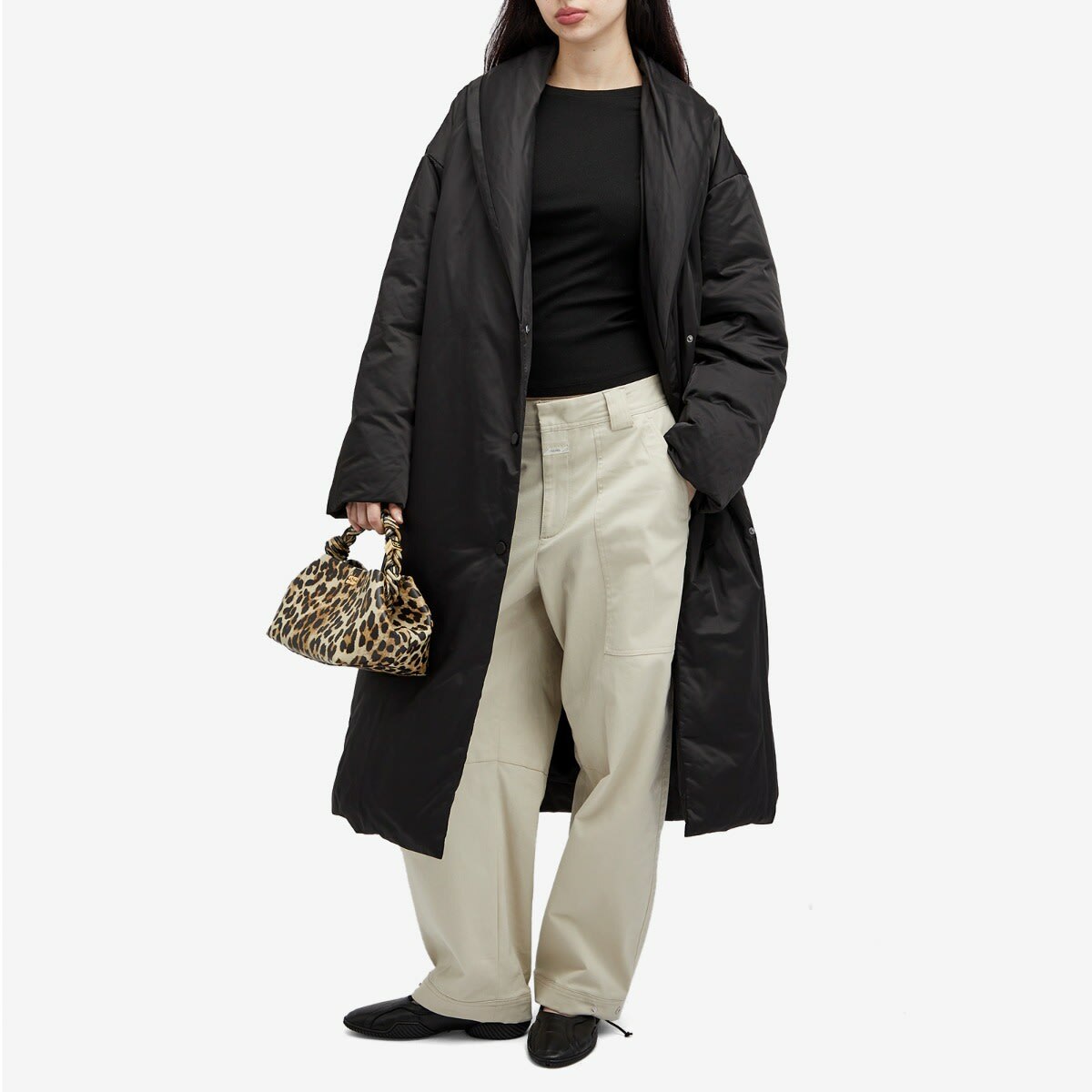 Stand Studio Women's Puffer Jacket in Black