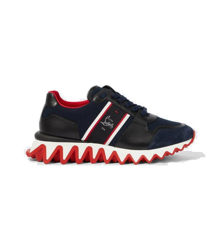 Photo: Christian Louboutin Nastroshark leather and canvas sneakers