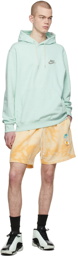 Nike Yellow French Terry Sportswear Shorts