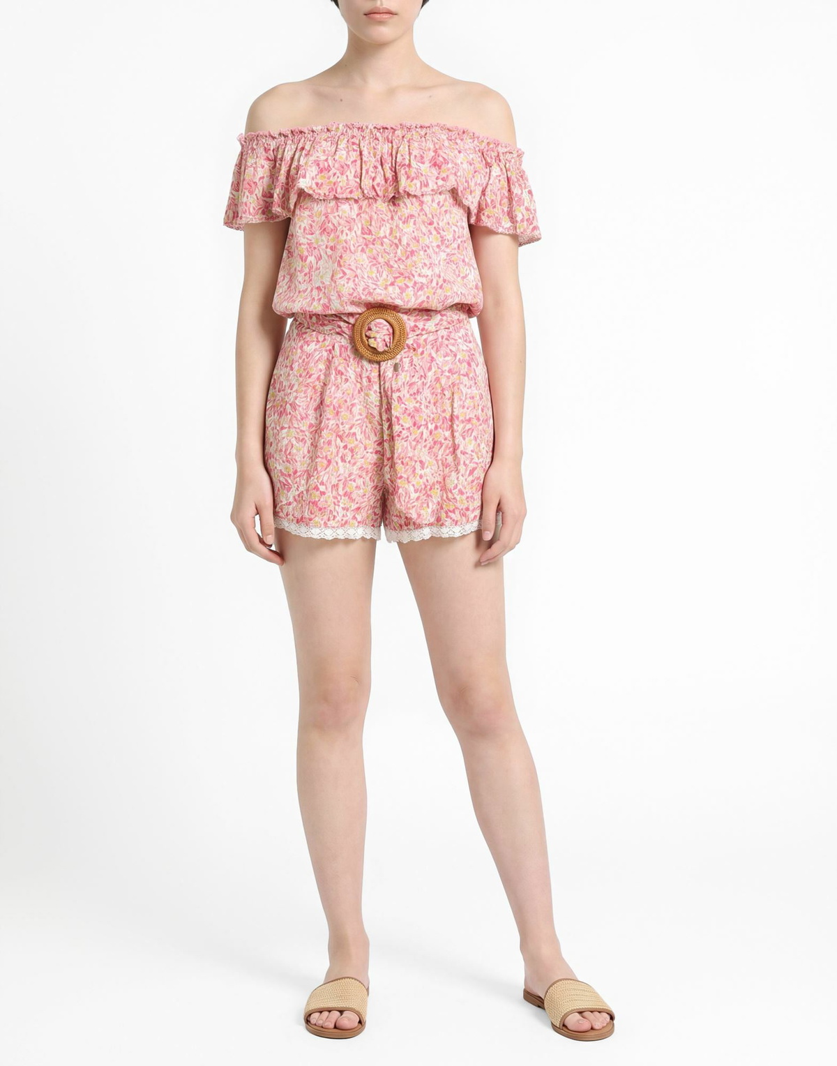 Poupette St Barth Womens Playsuit in Pink