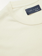 Les Tien - Slim-Fit Garment-Dyed Organic Cotton-Jersey T-Shirt - Neutrals