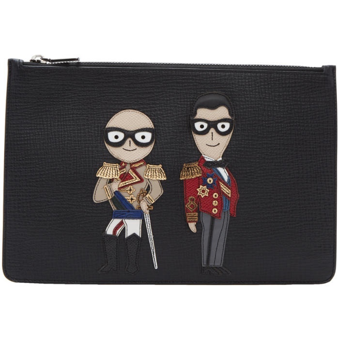Photo: Dolce and Gabbana Black Knight Designers Pouch