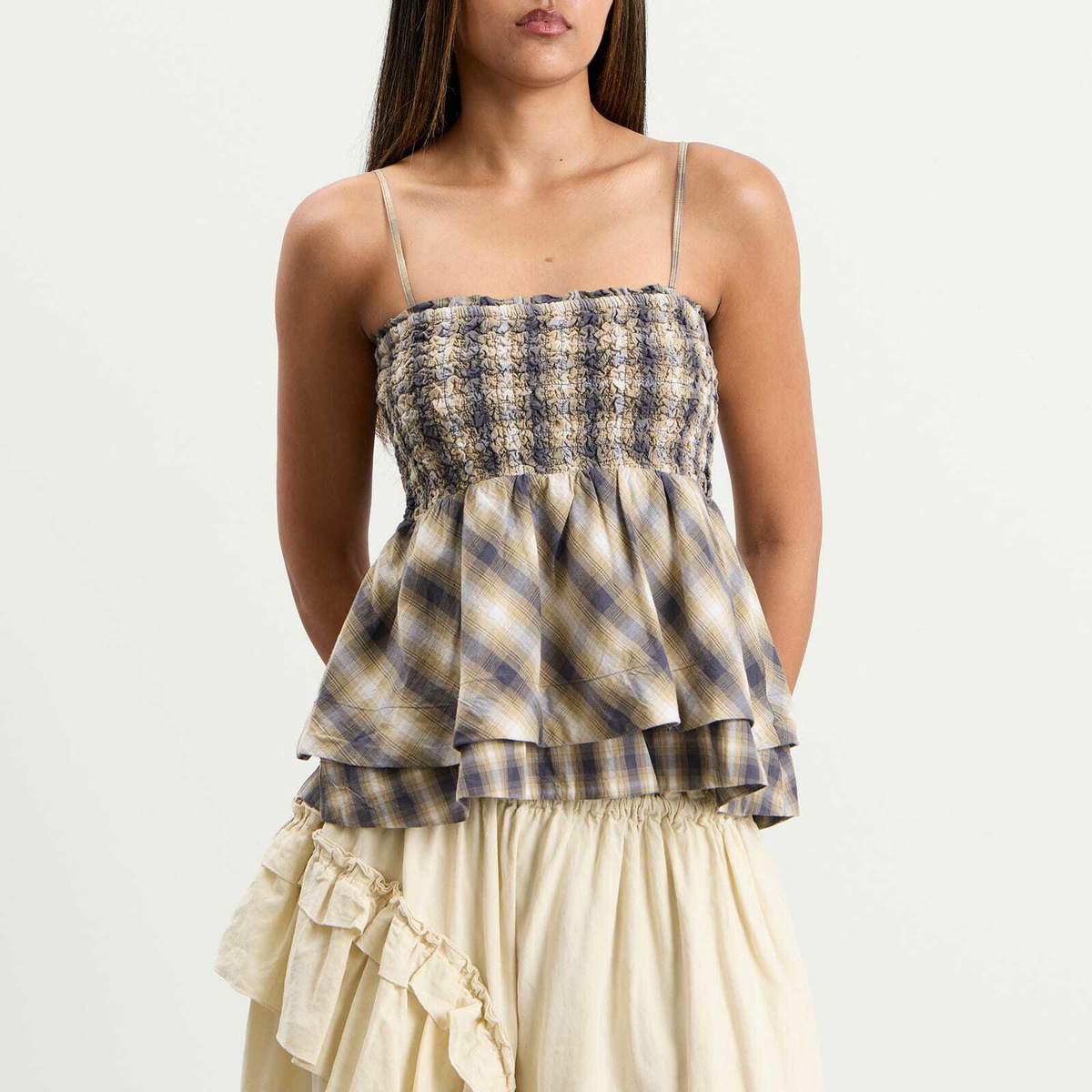 Damson Madder Women's Azalea Cami Top in Cardamon