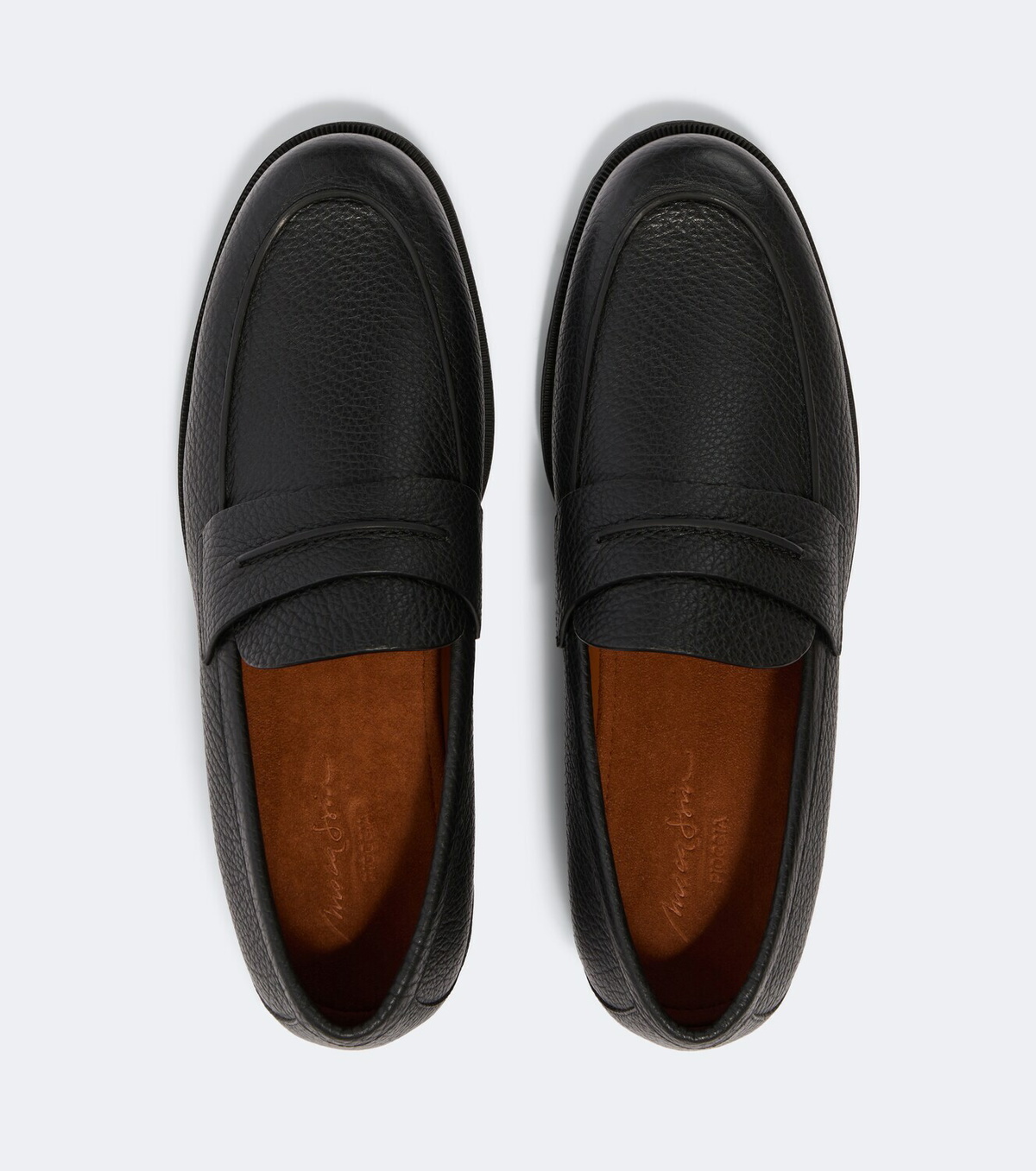 Zegna Pioggia leather loafers