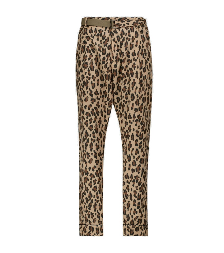 Photo: Sacai - Archive printed Mix leopard pants