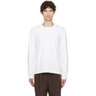 Tekla White Long-Sleeved T-shirt
