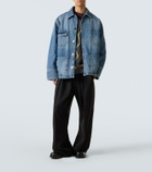 Plan C Intarsia wool and cashmere sweater