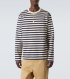 Junya Watanabe Striped cotton jersey T-shirt