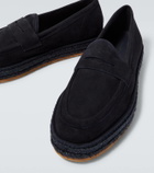 Giorgio Armani Suede penny loafers