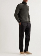 Sease - Reversible Cashmere Rollneck Sweater - Black