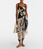 Cala de la Cruz Luana printed beach cover-up