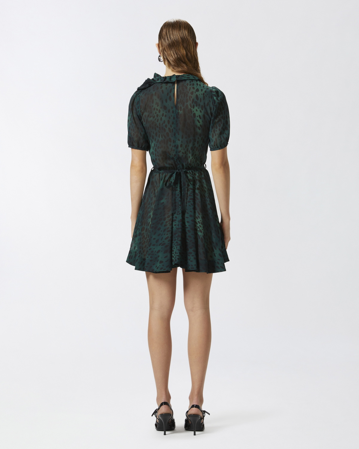 pinko dress green Dark Green Backless Short Homecoming Dress main image 0