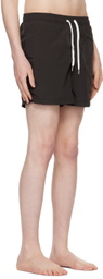 Bather Black Drawstring Swim Shorts