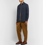 Monitaly - Cotton-Poplin Shirt - Blue