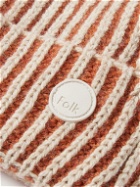 Folk - Hooke Park Patrice Logo-Appliquéd Ribbed-Knit Beanie