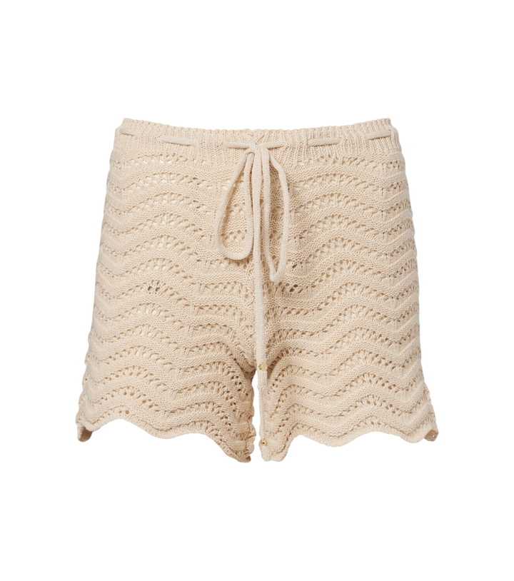 Photo: Bananhot Kim crochet cotton-blend shorts