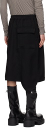 Rick Owens Black Porterville Dracca Skirt