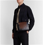 Berluti - Scritto Venezia Leather Messenger Bag - Blue