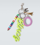 Balenciaga Logo embellished keychain