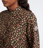 Moncler Floral cotton corduroy shirt