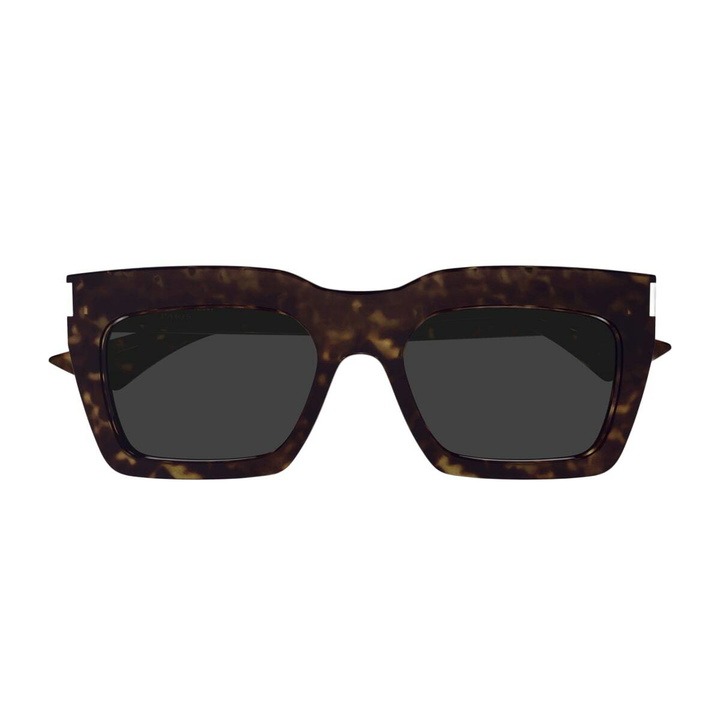 Photo: Saint Laurent Eyewear Saint Laurent Sl 810 Linea Corner Angle 002 Havana Crystal Grey Sunglasses