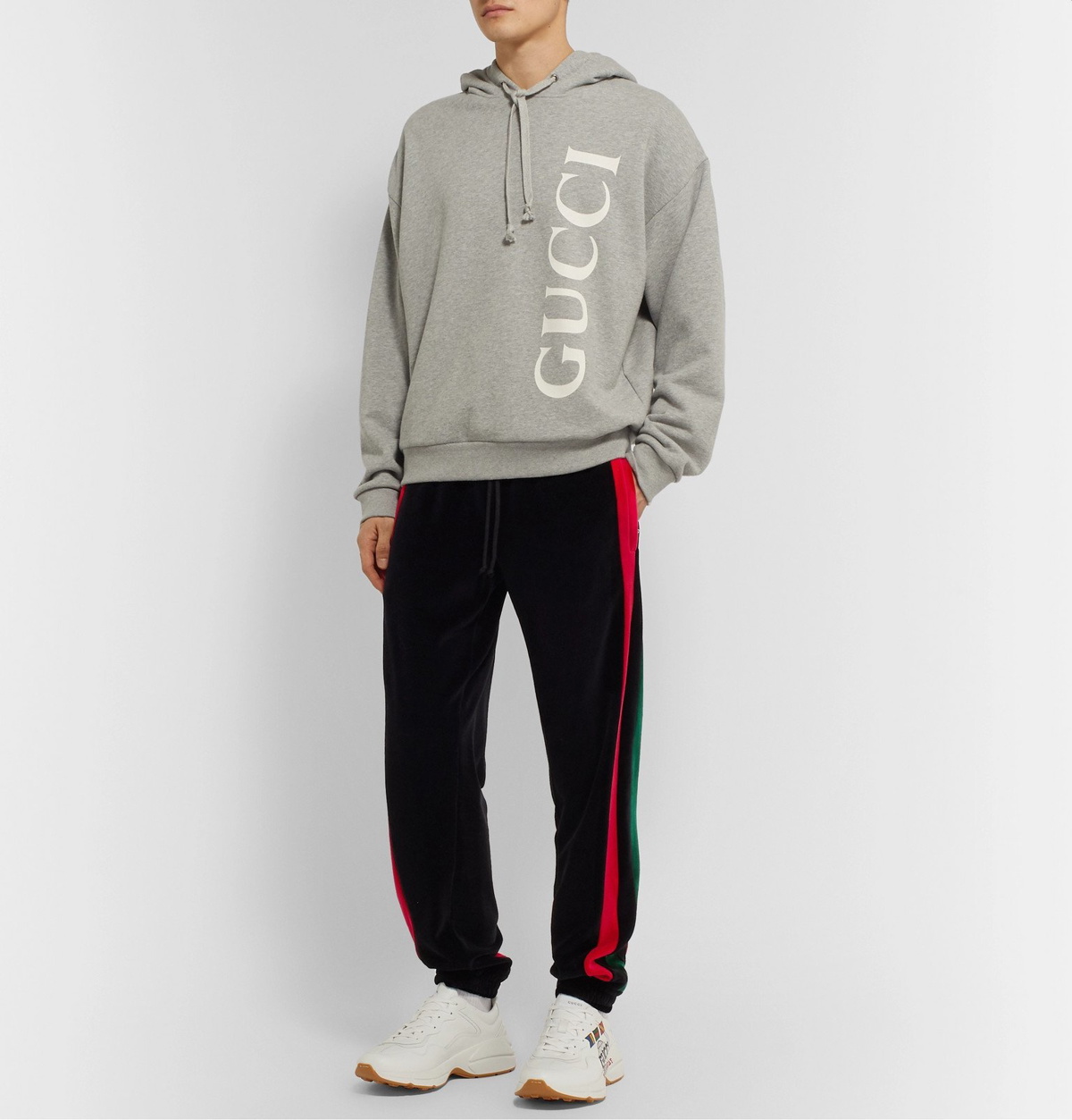 Black gucci joggers sale