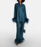 Oséree Lumière Plumage shirt