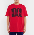 Gucci - Printed Cotton-Jersey T-Shirt - Men - Red