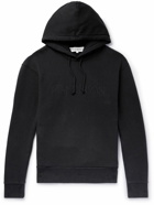 JW Anderson - Logo-Embroidered Cotton-Jersey Hoodie - Black