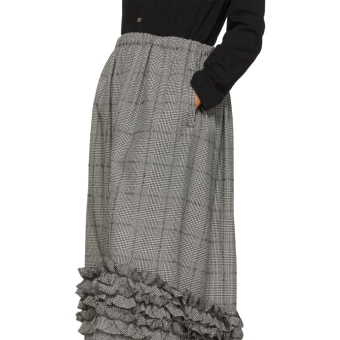 Tricot Comme des Garcons Black and White Glen Check Skirt Tricot Comme des Garcons Black and White Glen Check Skirt