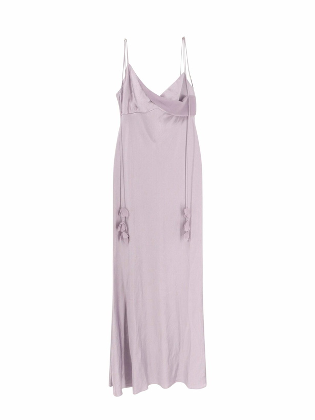 Photo: self-portrait Satin Flower Maxi Dress