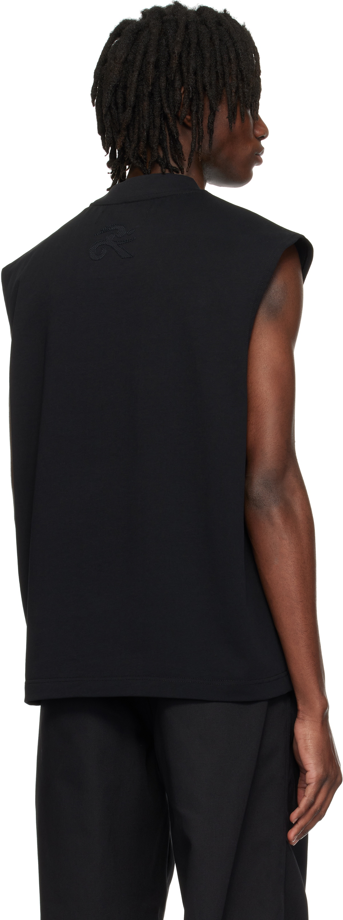 NAMESAKE Black Evans Terry Fox Tank Top