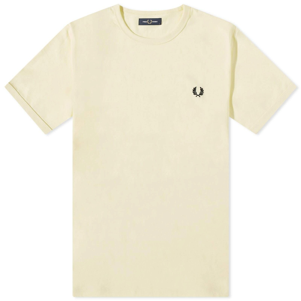 Photo: Fred Perry Authentic Men's Ringer T-Shirt in Wax Yellow