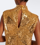 Taller Marmo Miami sequined gown