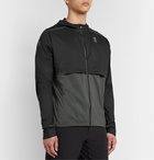 On - Weather Colour-Block Micro-Ripstop Hooded Jacket - Black